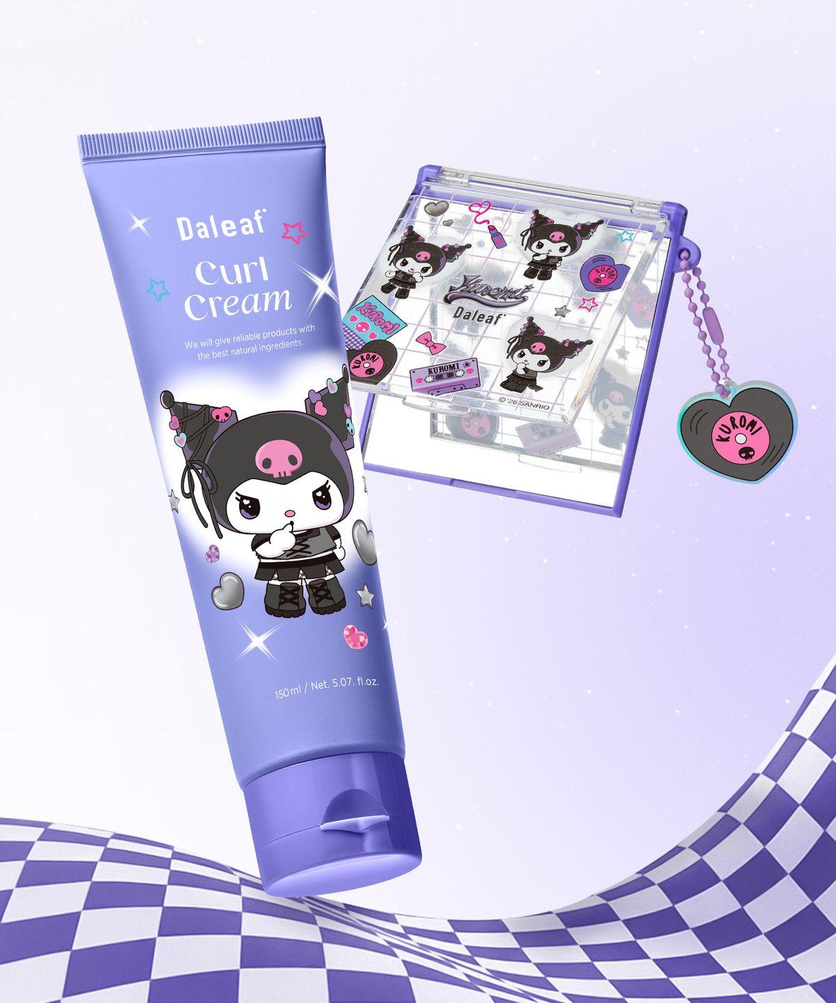 [Kuromi Edition] DALF Glam Curl Cream 200ml Limited Edition (+GWP Kuromi Mirror Gift)