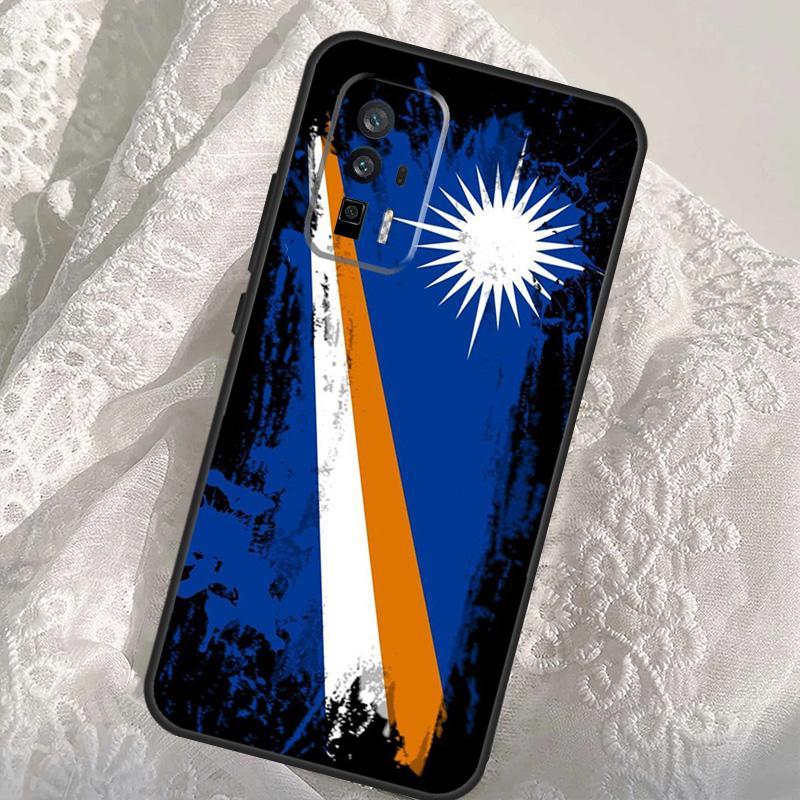 marshall island national flag Case For Xiaomi 14T 11T 12T 13T Pro 13 14 Ultra POCO X6 Pro M6 X3 X5 M5s F3 F5 F6 Cover