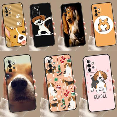 Beagle Hund Niedliches Cartoon Hülle Für Samsung Galaxy A34 A54 A14 A15 A25 A35 A55 A53 A33 A13 A52 A32 A12 A51 A71 Cover