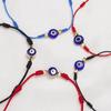 6Pcs/Set Handmade Turkish Lucky Evil Eye Bracelets For Women Men Blue Eyes Braided Red Rope Lucky Bracelet Friendship Jewelry