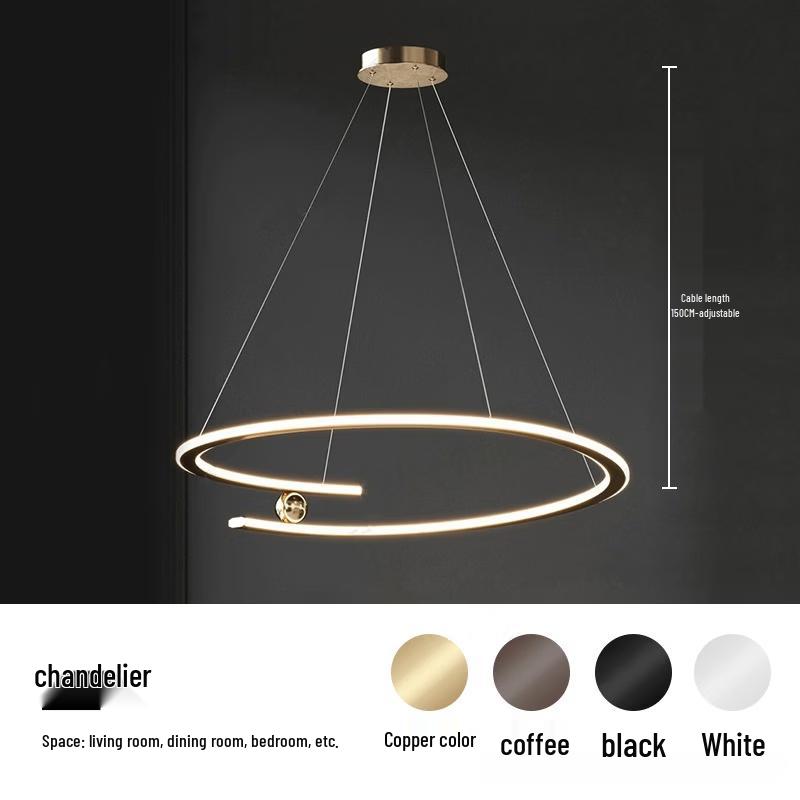 Italian Minimalist Light Luxury LED Chandelier