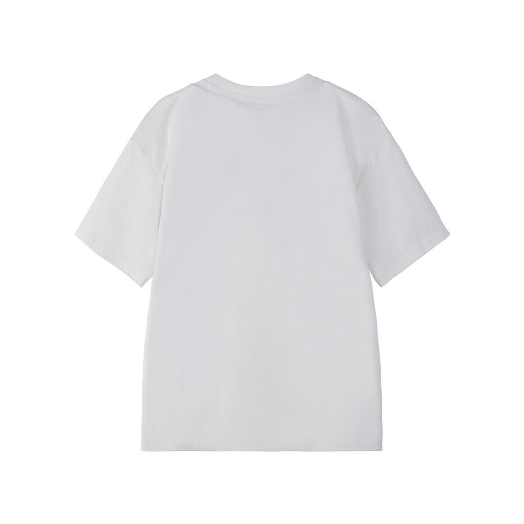 Li-Ning Fashion Casual Breathable Short Sleeve T-Shirt Unisex Tops Chalk-Gray AHSW865-3