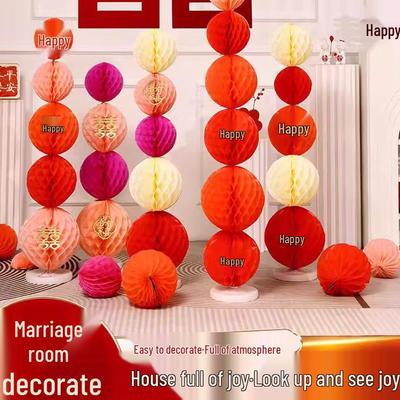 Honeycomb Ball Pillar Decoration Set for Weddings, Engagements, Birthdays & Room Arrangements
