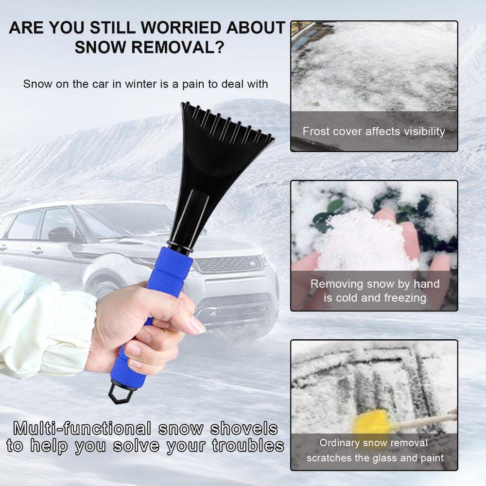 With Foam Handle Ice Scrapers for Car Windshield Scrape Frost and Ice for Truck SUV Vehicles