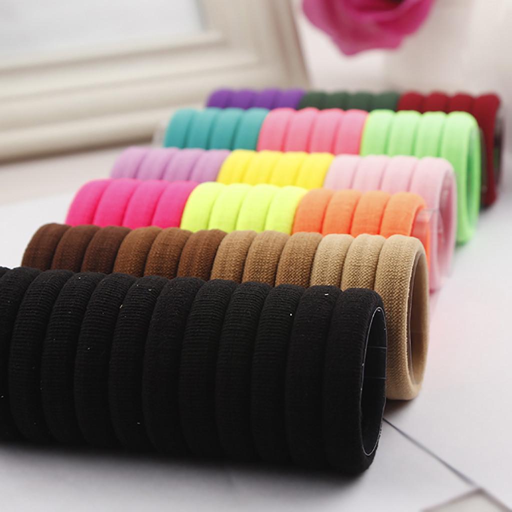 20Pcs Women Girls Hair Band Ties Rope Ring Elastic Hairband Ponytail Holder New