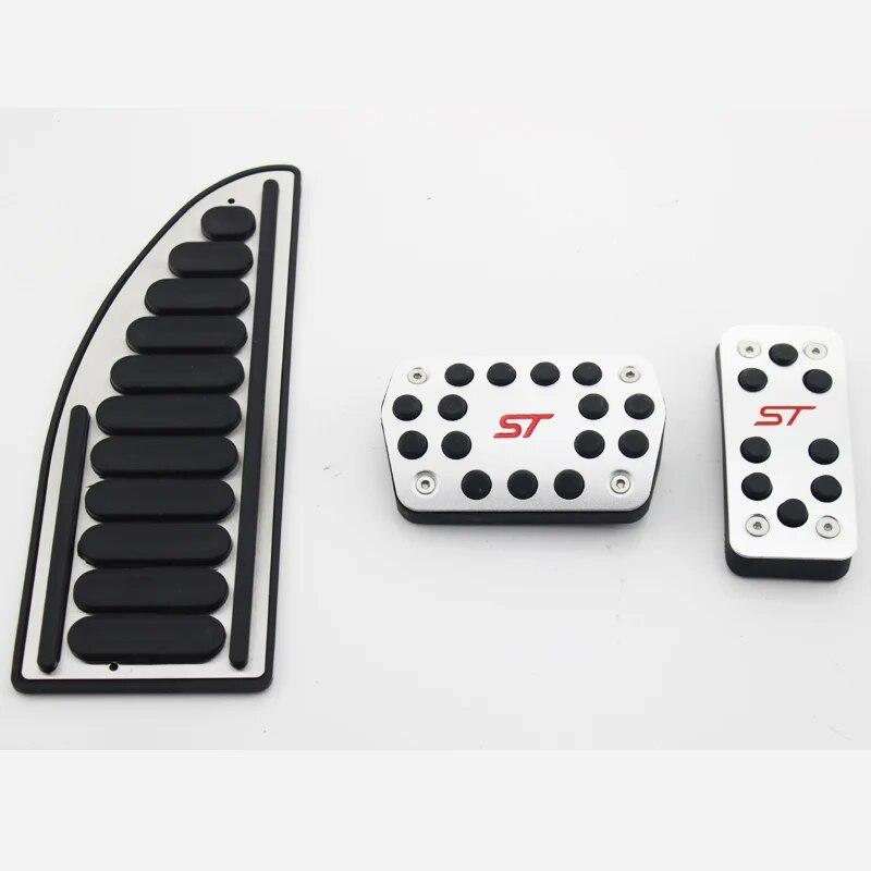 FOAL BURNING Car Accelerator Pedal Brake Pedal Clutch Pedals Cover for Ford Focus 2 MK2 3 4 MK3 MK4 Kuga Escape ST 20