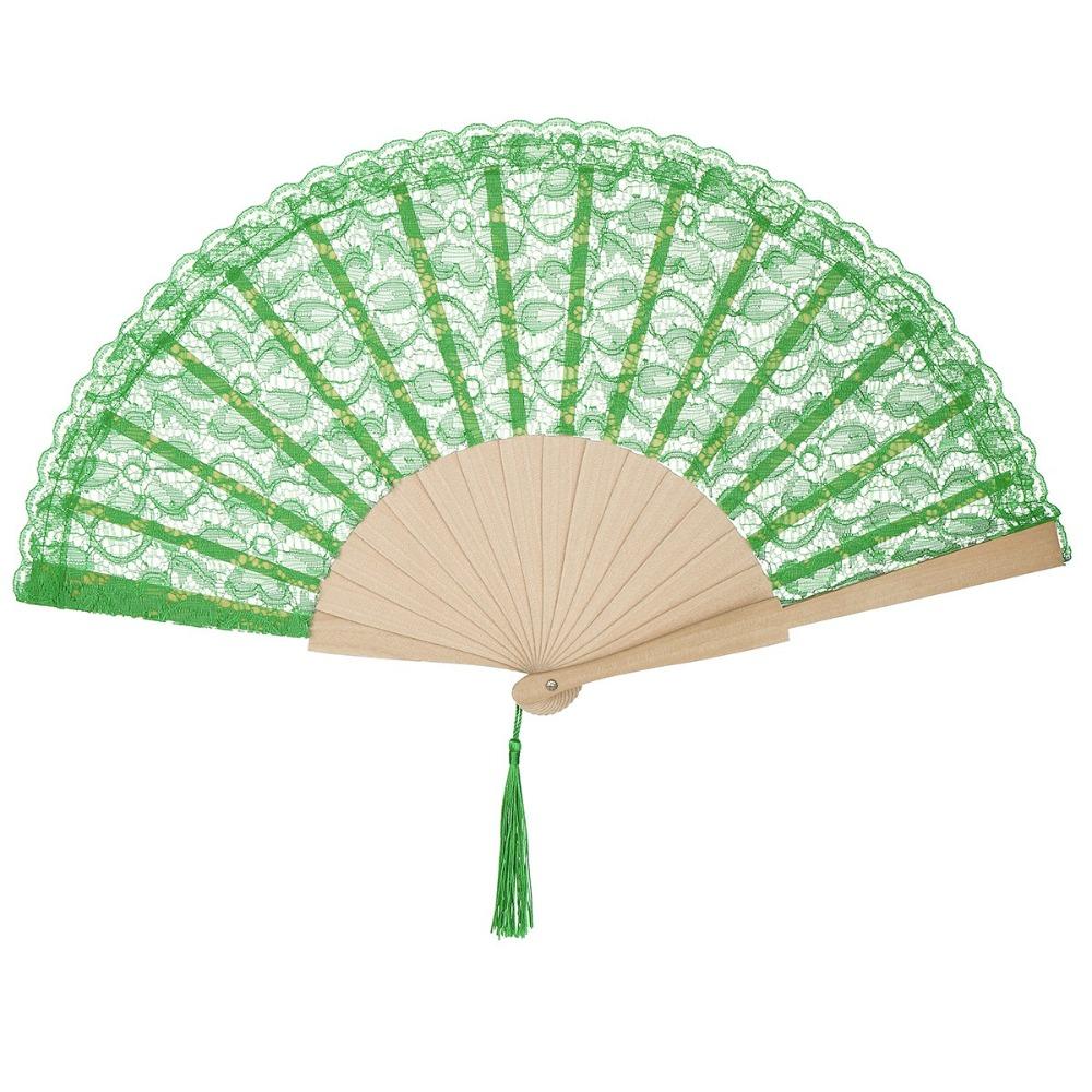 Handheld Lace Trim Folding Fan Vintage Antiquity Folding Fans Elegant Classic Fan Photography