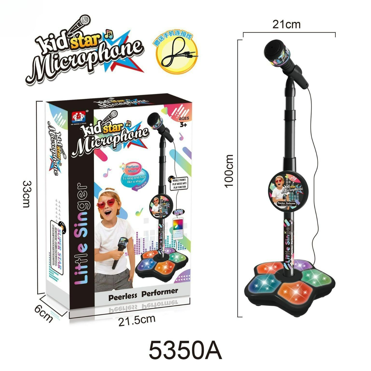 

Microphone Kids Toy With Flashing Stage Lights Children S Karaoke Electronic Birthday Gifts For Girls Boys Happy Childhood