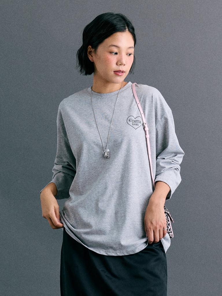 Moeojyudeu Cinema Swan Heart Tee 2Color