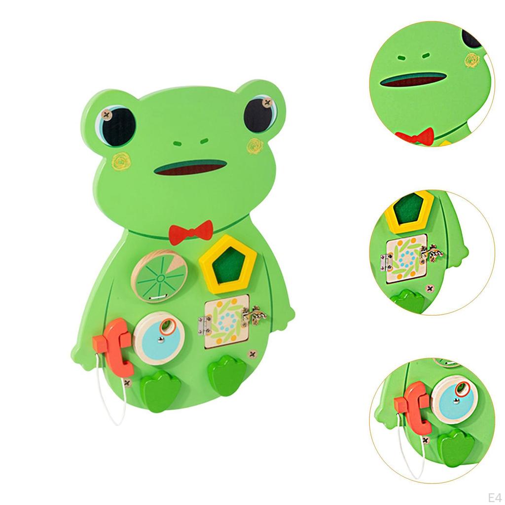 Busy Board Wall Toy Activity Install Girl Decor Gifts for Fine Motor Skills Toddlers Early