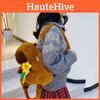 Yellow Rabbit Capybara Flower Burger Plush Backpack Animal Gift Bag Doll