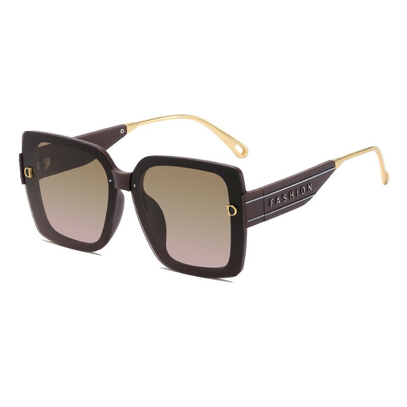 European and American sunscreen trend glasses large frame sunglasses women's high-end sense new polarized women's fashion sunglasses women