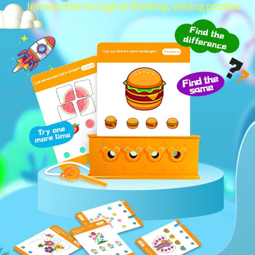 Montessori Logic Key Thinking Training Early Educational Key Thinking Puzzle Toy Birthday Gifts