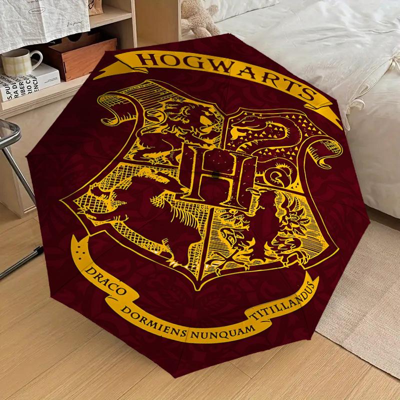 1PC Warner Hogwarts Draco Automatic Open/Close Umbrella with Windproof, 13-Rib Sturdy Canopy, Durable Ribs1230A