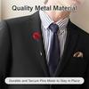Good-10Pcs Hat Pins For Jewelry Making Long Silver Brooch Pin Sticks With Stopper Thin Lapel Boutonniere Craft Accessories