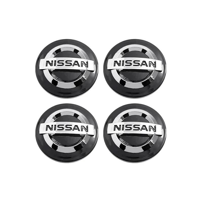 2025 Pro Nissan Nismo 4ks 54mm 60mm Středová krytka kola Kryt náboje Znak emblém Pro Nissan X J10 Trail Tiida Teana Juke X-trail Alm