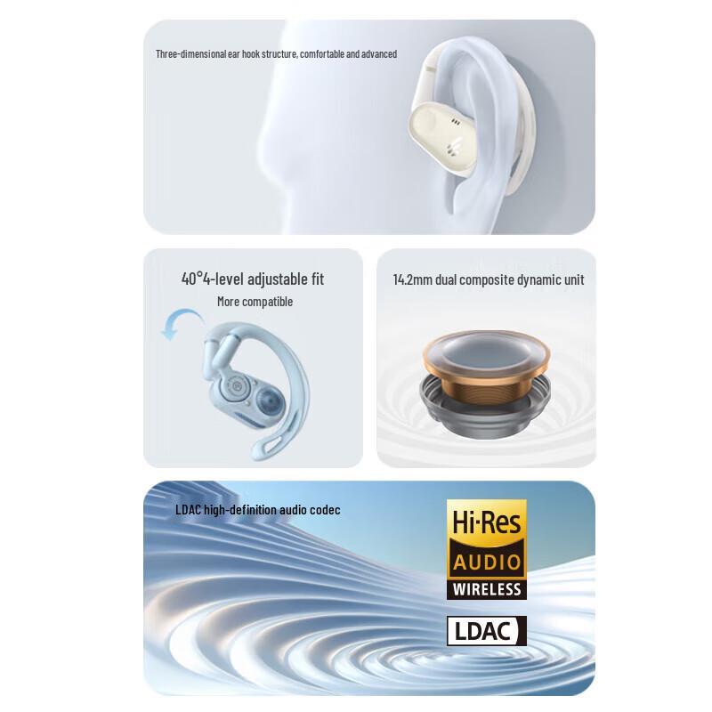 EDIFIER Comfo CC Open-Ear True Wireless Sport Ear-Hook Headphones