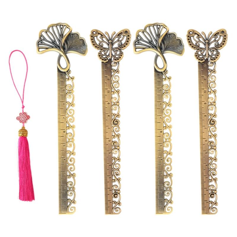 Bookmarks Ruler Vintage Bookmarks Hollow Bookmarks Metal Bookmarks Book Marker Card Garnishes Tool Portable Bookmarks