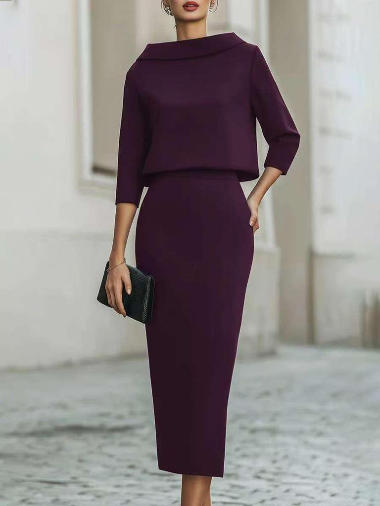 European & American Urban Fashion: 2026 Bodycon Skirt & Top Two-Piece Set