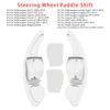 Steering Wheel Paddle Shifter Extension For VW Golf 6 Tiguan CC Aluminium Silver