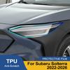 Custom Fit TPU PPF for Subaru Solterra 2025-2026 High Gloss Smoke Black Pre Cut Car Headlight Protective Film Anti-Scratch Film
