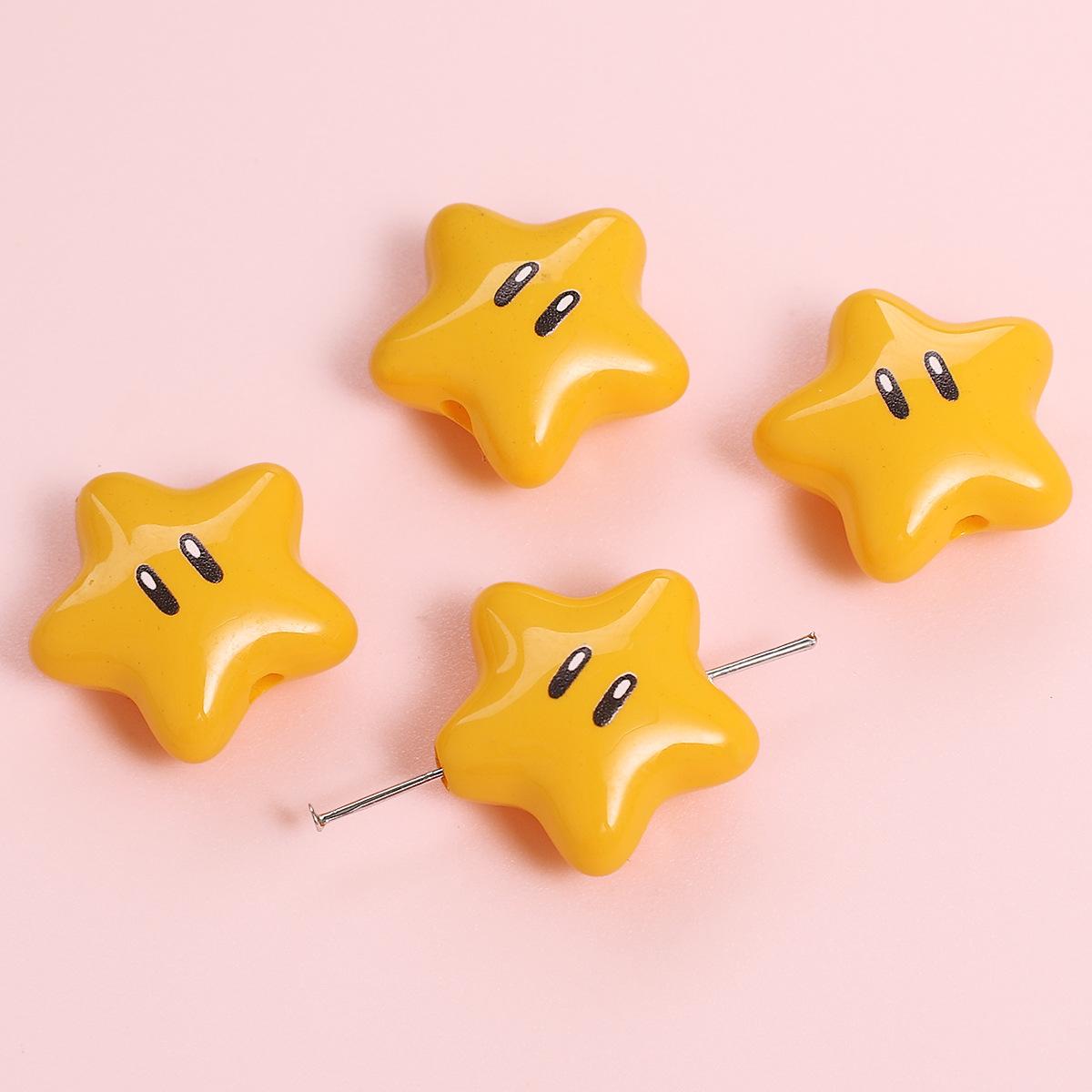 

Бусины для браслетов ручной работы Акриловые печатные бусины Мультяшные бусины Браслет ручной работы своими руками Бусины-россыпи Браслет-подвеска Бусины-граффити Ювелирные аксессуары 2pcs x 10 bags