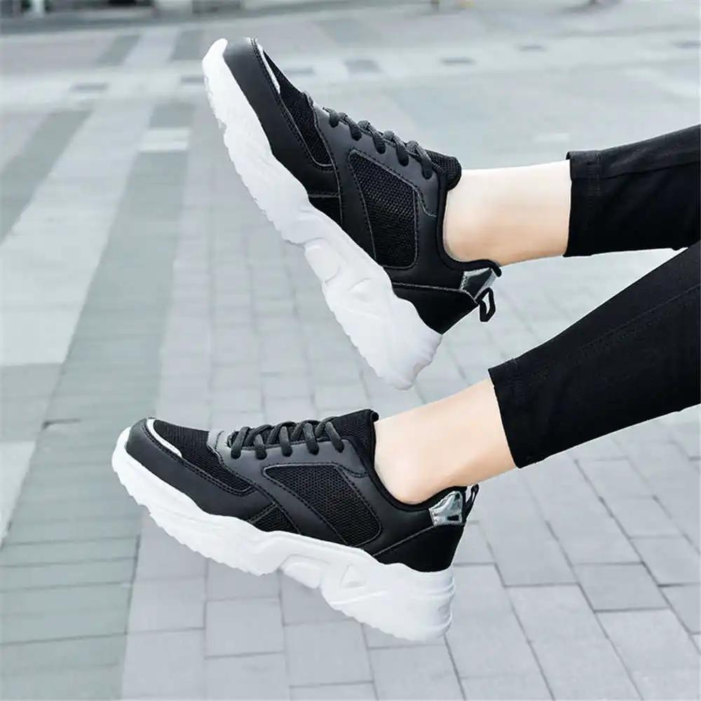 Thick Heel Increase Height Women Low Heels Oxford Mid-heeled Shoes Shoes Ladies Summer Sneakers Sports Affordable Price