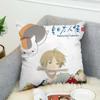 Natsumes Book Of Friends Pillow Case For Car Sofa Decorative Home Double-sided Print Plush Square Throw Pillow Cushion Cover