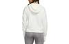 Nike Sweatshirts Women's White Hooded Moderate Mock Two Piece CJ0584-133