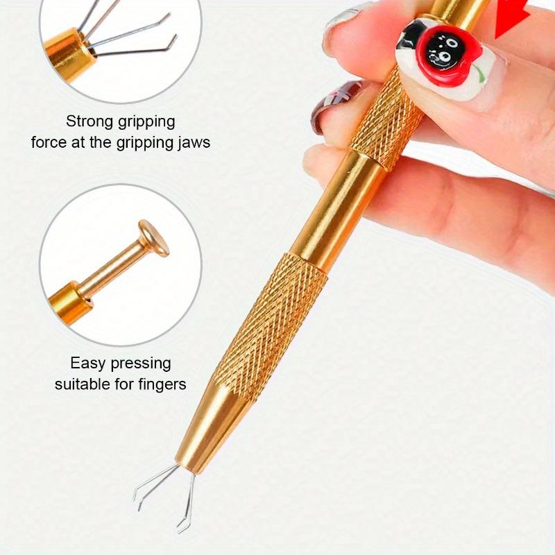 1 Nail Sponge Clip Applicators Set Gold and Silver Ls, Nail Art Tools, Back To School, Nails, Nail Tools for Press on Nails, Manicure Pedicure Tools