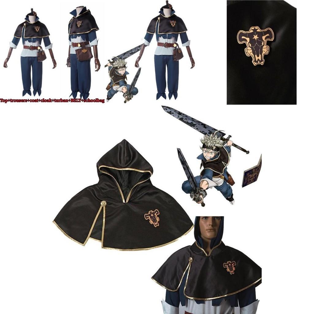 Hochwertiges Black Clover Asta Cosplay Kostüm