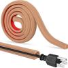 1pc 2mX1.5cm Floor Cable Cover Self-Adhesive Cable Anti Extrusion Extension Wiring Duct Protector Wire Organizer for Floor
