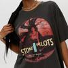 Stone Temple Pilots Retro Black Short Sleeve Cotton T-shirt Unisex S-5XL Unisex T-Shirt