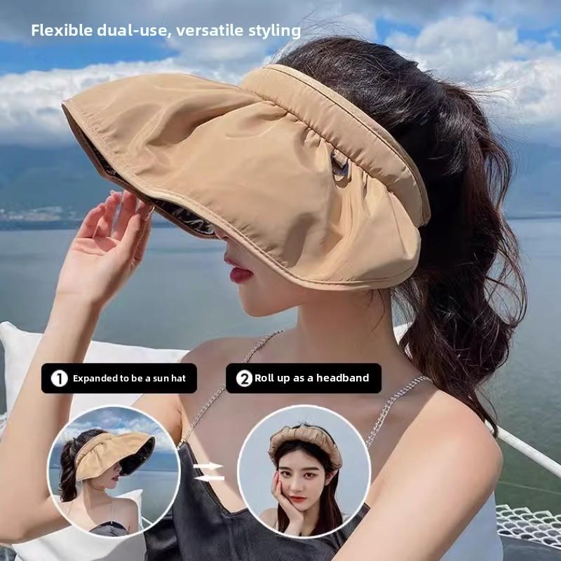 Sun Protection Hat Large Brim UV Protection Summer Outdoor Sports Sun Protection Hat Women's Sun Protection Shell Hat