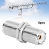 5pcs SO239 UHF Female To Female Plug Jack RF Adapter Connector for 2 PL259 Plugs