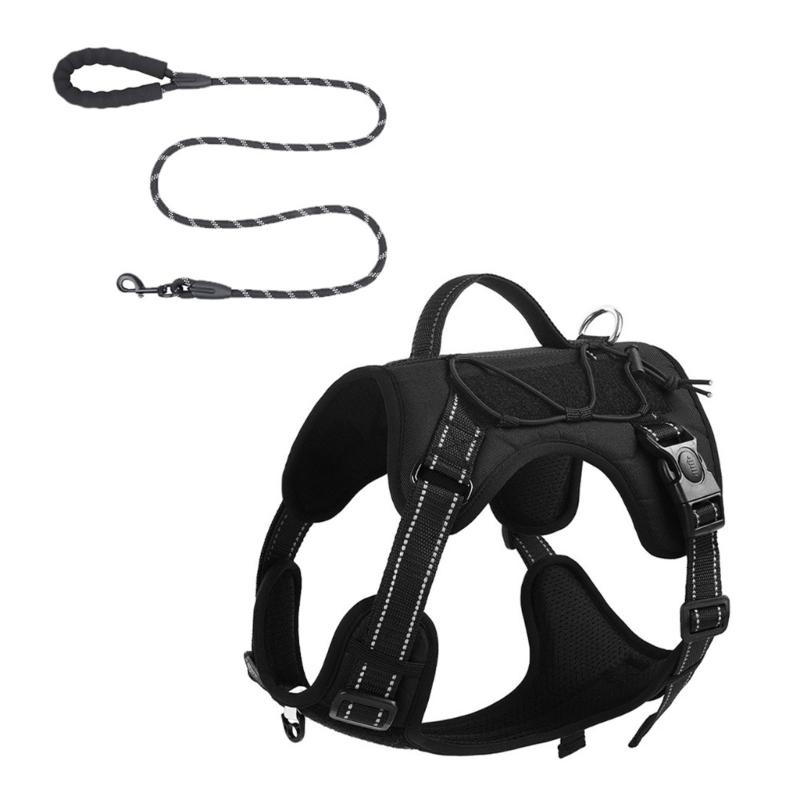 Dog Vest Adjustable Training Harness for Large Medium Dogs Harnesses Strong Multifunctional Leash Harness Soft Handle