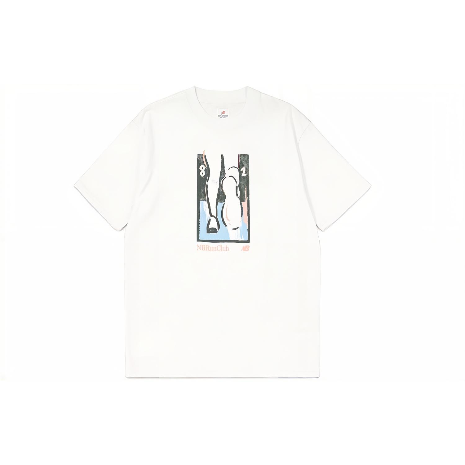 New Balance Run Club Tee Asia Sizing White Men s MT31546WT L