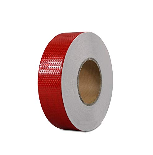 High Intensity Reflective Tape, Red, 2.0 x 16.6 ft (50 mm x 50 m), 50mmX50m красный