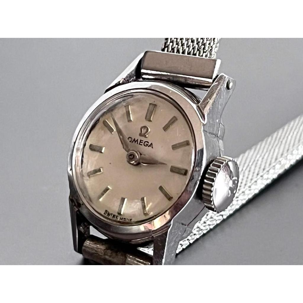 Used Working item small OMEGA Vintage wristwatch manual winding ladies