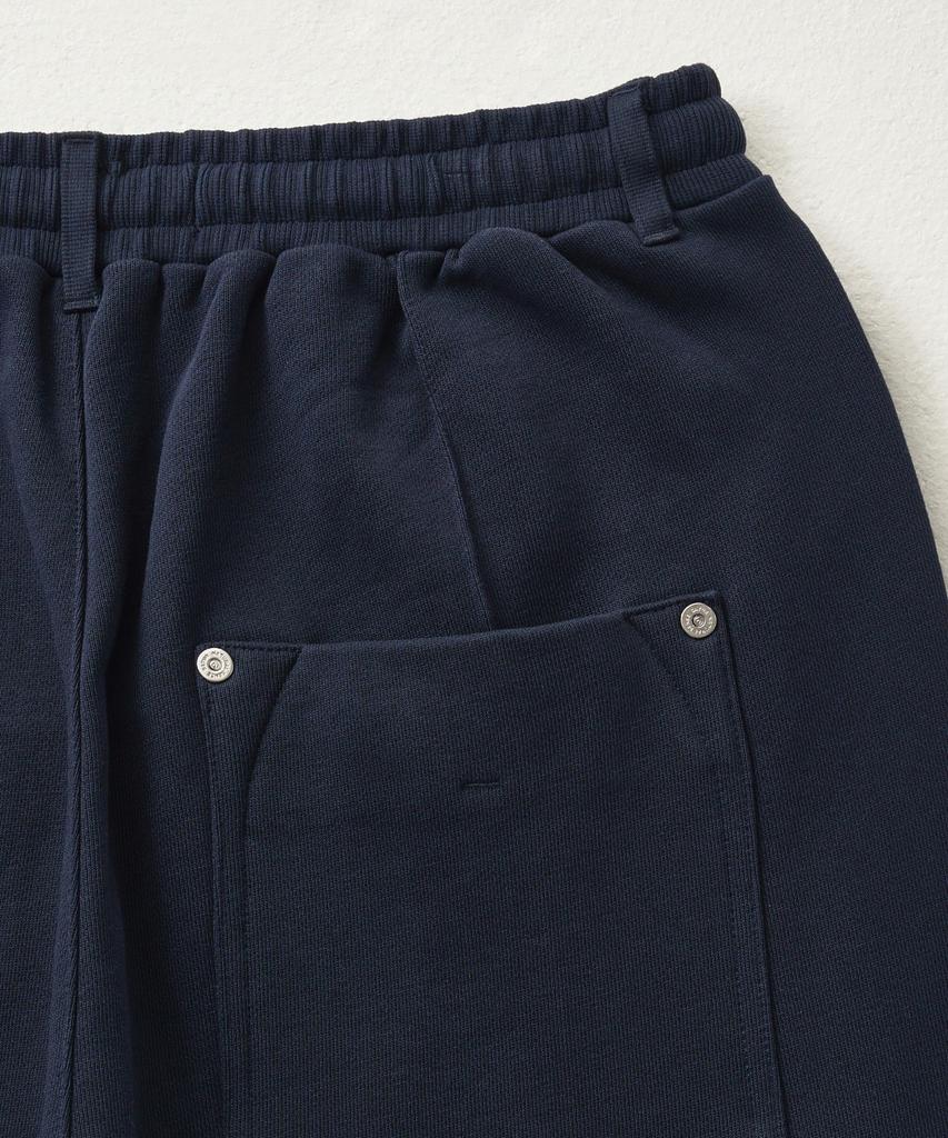 Seteo Cotton Elastic Waist Sweatpants Classic Navy (Type A)
