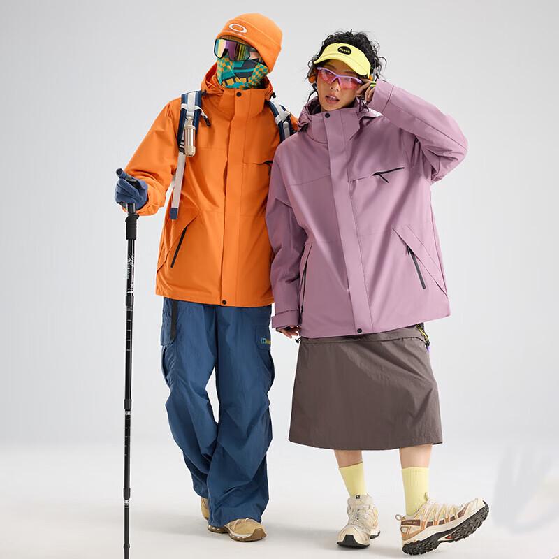 EILEIE269 Unisex 3-in-1 Windproof Insulated Outdoor Jacket