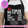 Personalised Funny BBQ Apron Novelty Cooking Baking Fathers Day Gifts for Men V1