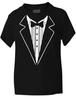 Tuxedo Fancy Dress Funny Kids Boys Girls T-Shirt Age 1-13