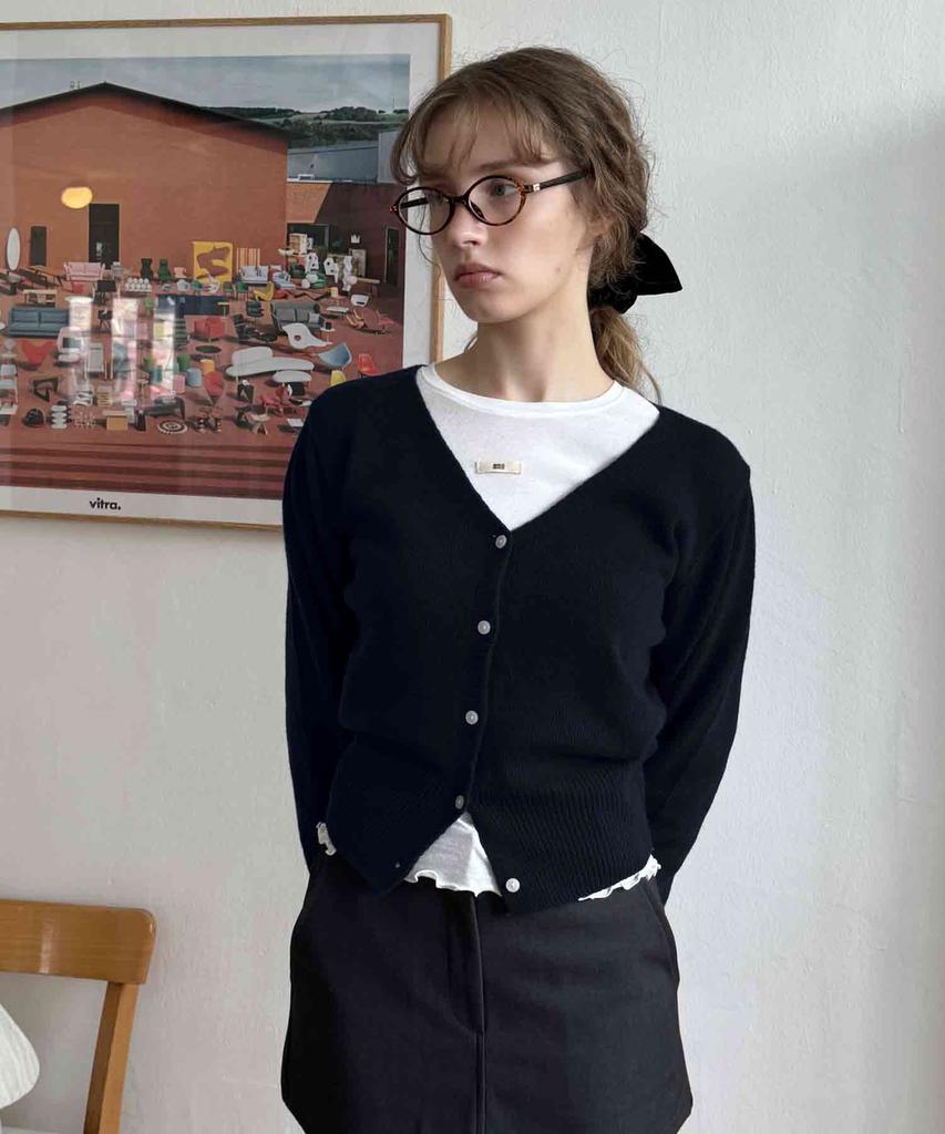 Delidi Delude Basic Cardigan (Black)