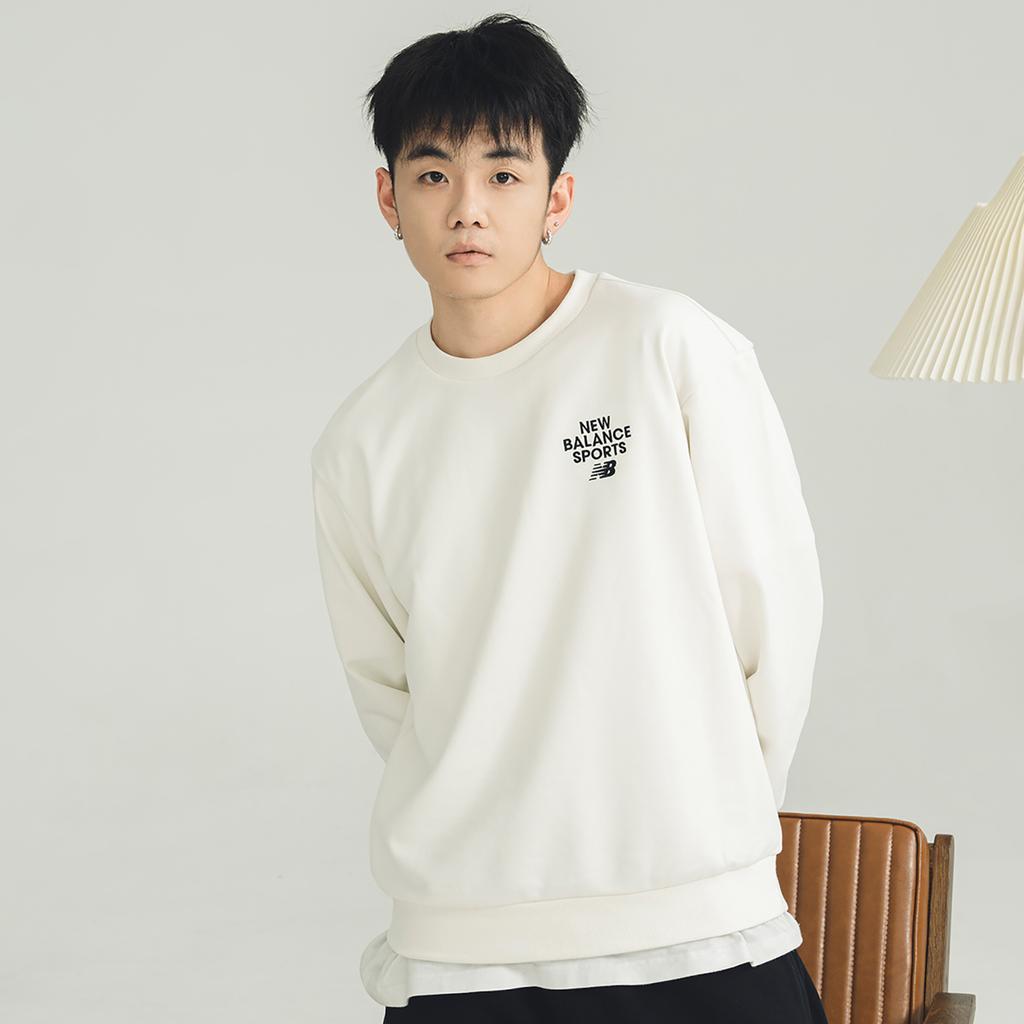 New Balance Sweatshirt Unisex White 5CD12023-IV