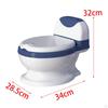 Toilet Transition Seat with Storage And Brush, for Indoor Outdoor Use, Compact Size