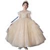 Girls' Princess Dresses: Medium/Large Fluffy Tulle Skirts for Piano Performances, Formal Gowns, and Winter Wear