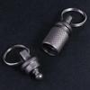 Multifunctional Titanium Zinc Zinc Alloy Keychain Detachable Rotate Buckle Car Keychain  Outdoor Activity