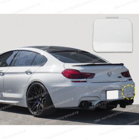 Rear Bumper Tow Hook Eye Cover for BMW 6 Series M6 F06 Gran Coupe 2013- 2016