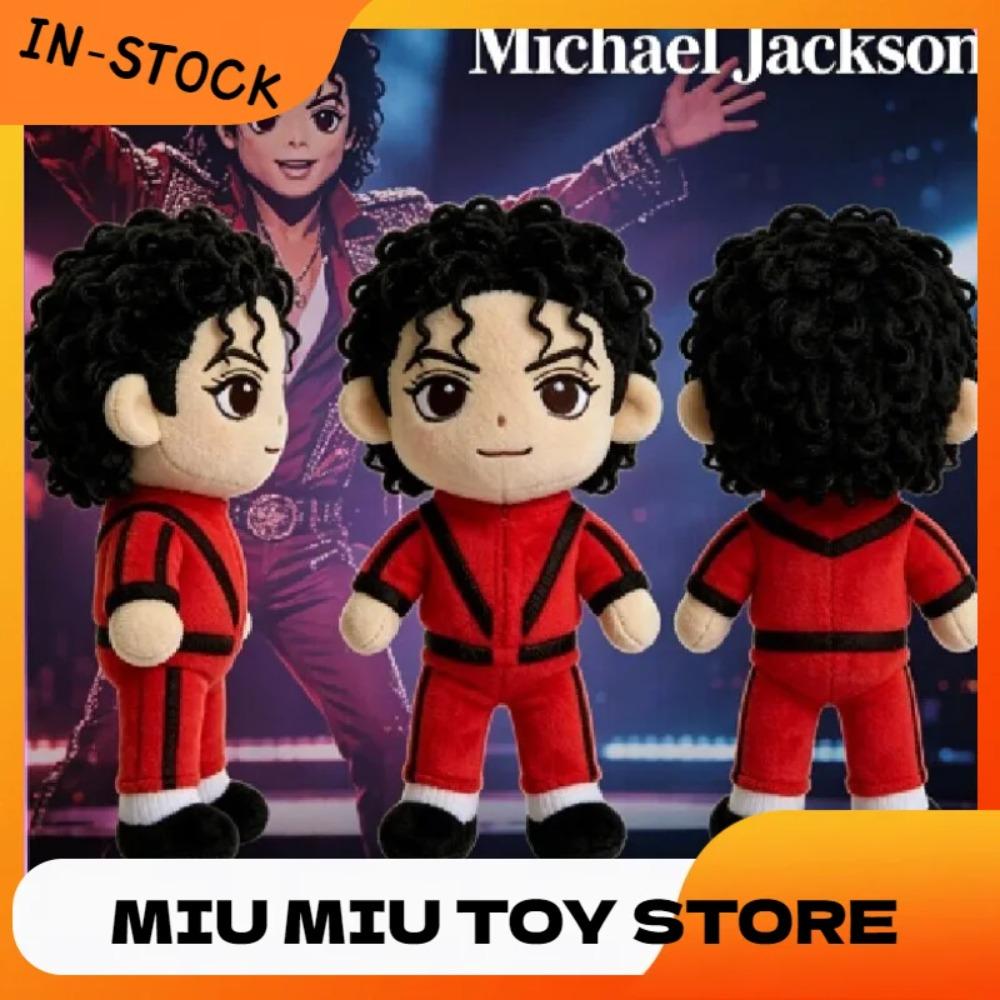 In Stock Michael Jackson Plush Doll Celebrity Merchandise Plush Toy Home Ornament Collection Birthday Gift For Fans Toy